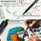 Fineliner Pens, Set of 24 Fineliners, 0.4 mm Tips Fine Point Markers, Assorted Art Pens, Water-Based Fine Tip Markers for Drawing, Sketching, Journaling and Calligraphy.